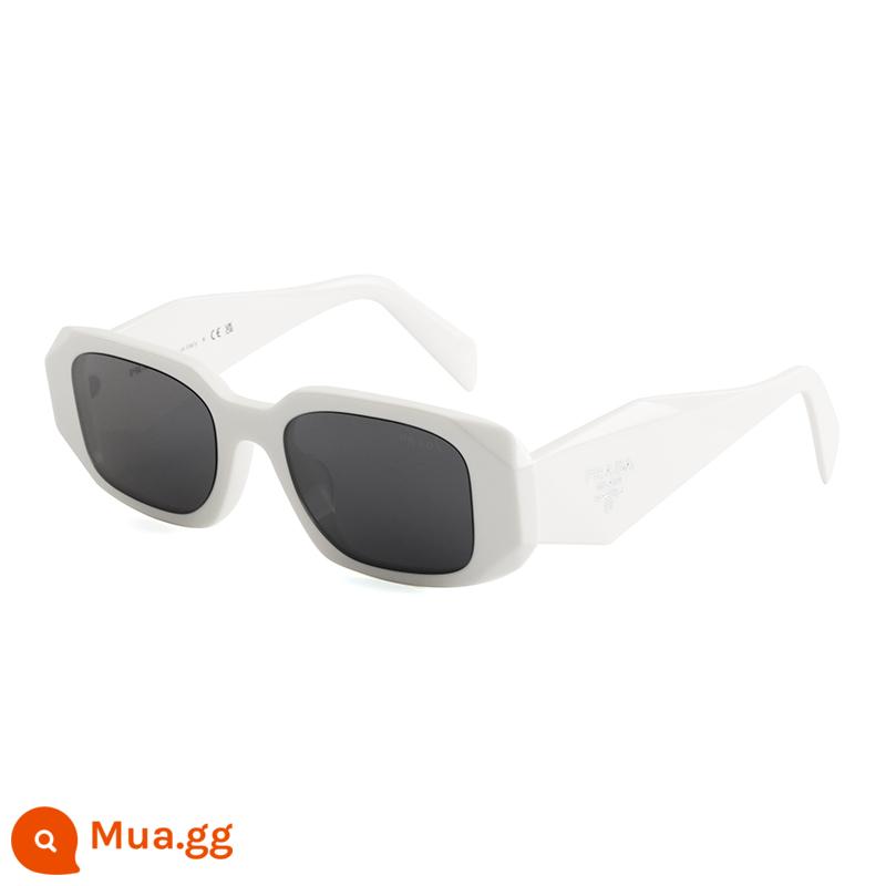 [Tự vận hành] PRADA Prada Sunglasses nữ Jinchen cùng đoạn SPR17W-F Sunglasses 0PR17WSF - Phim xám khung trắng SPR17WF-142-5SO