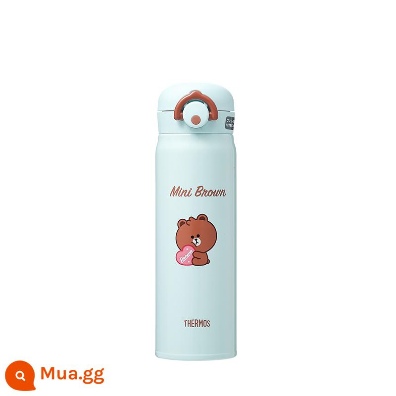 [Tự vận hành] Ly giữ nhiệt Linefriends THERMOS Cartoon IP chính hãng do Disney ủy quyền - LineFriends-Blue 500ml