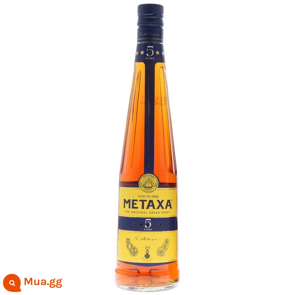 Rượu nhập khẩu trực tiếp Châu Âu Metaxa Mychar 5 sao 38% 700ml Rượu nhập khẩu Hy Lạp sang trọng và tinh tế - không áp dụng