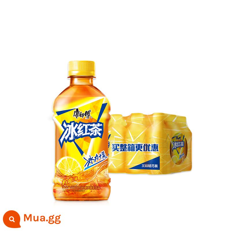 Trà đen đá Master Kong 330mlx12 chai nhỏ trà lài bưởi đào ô long canh chua mận nhà kho sỉ - Trà đen đá 330ml*12 chai