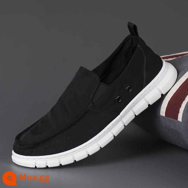 Giày Nam Mới 2022 Phiên Bản Hàn Quốc, Giày Thường Thoáng Khí, Đế Bằng, Giày Sneakers Có Dây Buộc, Hợp Thời Trang, Giày Vải Nam Phù Hợp Với Tất Cả Các Giày Nam - Z2002 một cú đá đen trắng