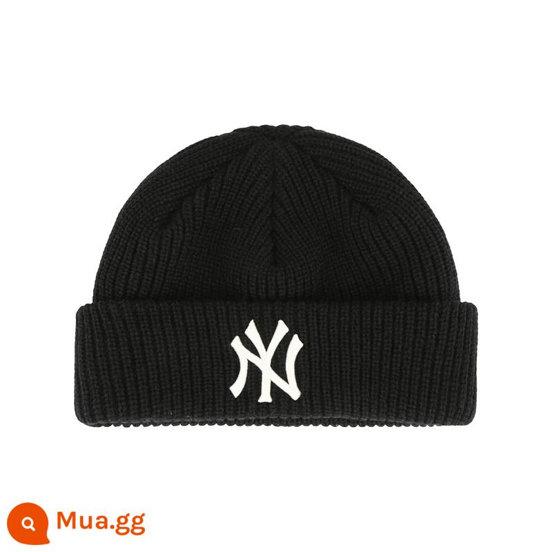 MLB chính thức mũ nam nữ NY mũ len LOGO thêu thể thao mùa thu đông thạch chống gió lạnh mũ CPB5 - New York Yankees/Đen