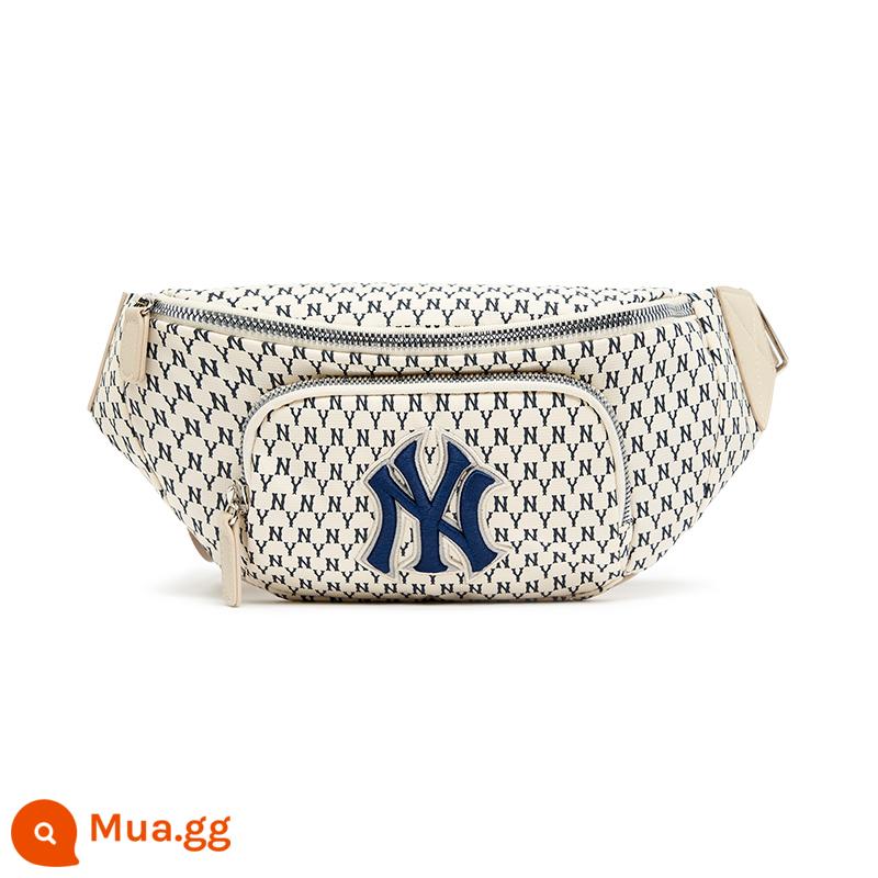 MLB Chính Thức Nam Nữ Cặp Đôi Túi Ngực Retro Lão Thị Eo Túi Đeo Vai Túi Thể Thao Giải Trí Thu Đông BGC9 - New York Yankees/Ngà