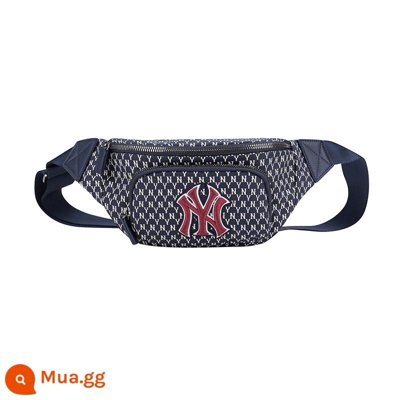 MLB Chính Thức Nam Nữ Cặp Đôi Túi Ngực Retro Lão Thị Eo Túi Đeo Vai Túi Thể Thao Giải Trí Thu Đông BGC9 - New York Yankees/Xanh hải quân