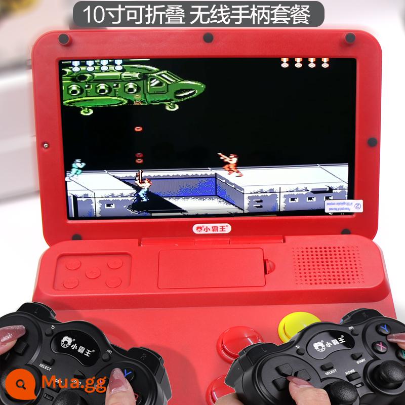 Máy chơi game Xiaobawang cầm tay máy tính để bàn nhỏ máy arcade hoài cổ PSP màn hình lớn tay cầm đôi FC cổ điển máy chơi game kết nối với TV dành cho trẻ em Contra gửi bạn trai máy chơi game 2022 mới - Màn hình lớn 10,1 inch 32G có thể gập lại + 2 tay cầm không dây, cáp truyền hình miễn phí