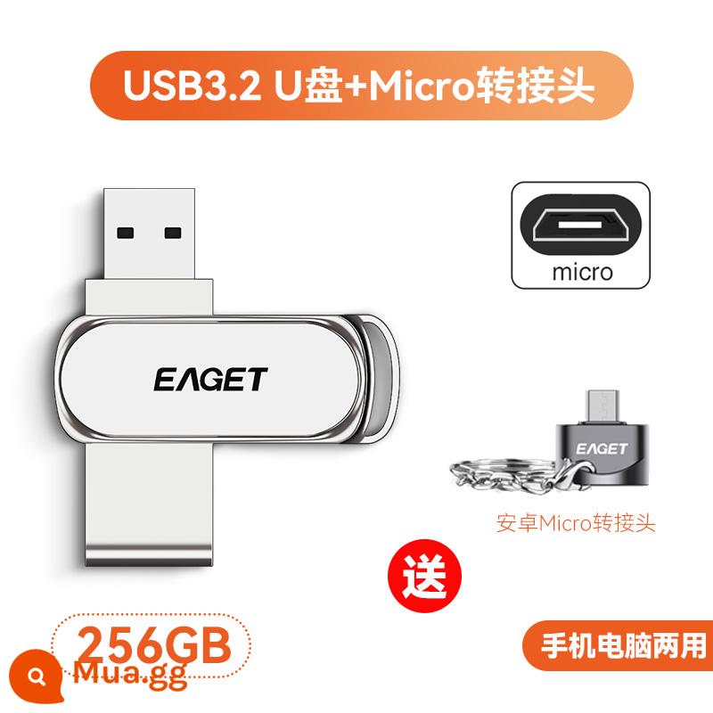 Yijie Đĩa U Tốc Độ Cao 128G Dung Lượng Lớn Chính Thức Chính Hãng Flagship Store USB Bộ Nhớ Xe Hơi Văn Phòng Tùy Chỉnh Sinh Viên - Giao diện USB3.2-②⑤⑥G+Micro tốc độ cao (dành cho điện thoại di động và máy tính)