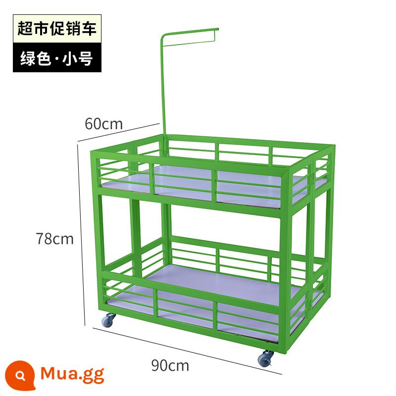 Siêu thị khuyến mại xe tải xe ben gấp trưng bày giá đặc biệt khuyến mãi bảng cửa hàng quần áo phao kệ bán hàng xe tải - Mẫu lan can đơn giản-màu xanh lá cây kích thước nhỏ 90*60*78cm