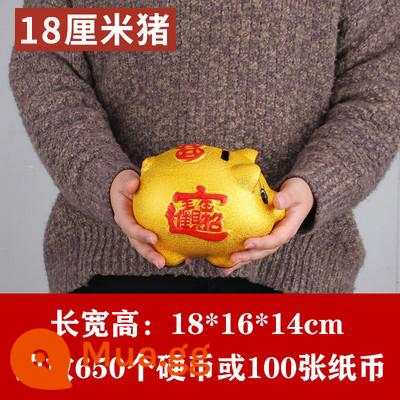 Heo đất mới 2023 dành cho trẻ em trai gái heo đất đỏ ròng - Mỗi cái dài 18 cm [có thể rút tiền] Gửi khoảng 10.000 tờ tiền giấy và nhận một chiếc đệm vàng.