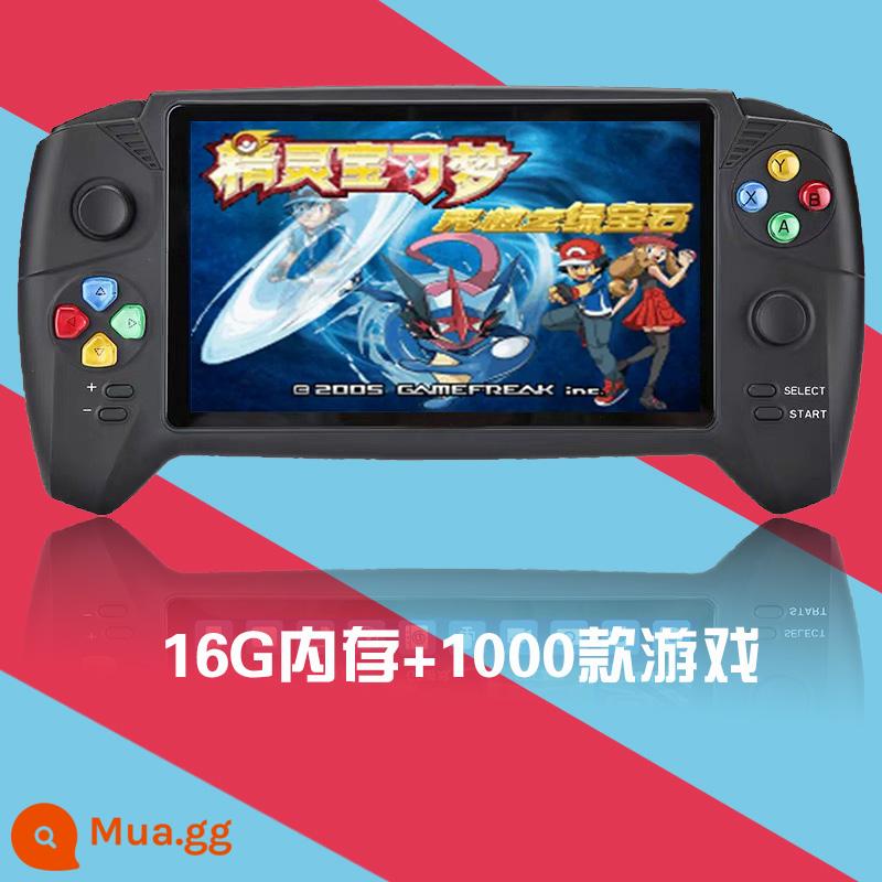 Máy chơi game cầm tay PSP Nintendo Pokemon gba 2022 mới có thể kết nối TV cần điều khiển đôi arcade gameboy portable FC Pokemon máy chơi game cầm tay - Bộ nhớ 16G 7 inch màu đen và xám (1000 trò chơi)