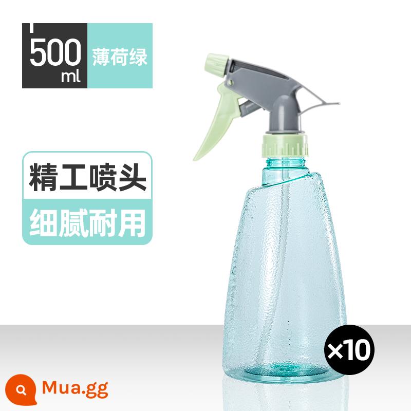 Bình tưới nước tưới hoa hộ gia đình nhỏ 84 cồn lỏng khử trùng tưới đặc biệt hiện vật bình xịt ấm đun nước phòng dịch vệ sinh bình xịt - xanh bạc hà 10 chiếc