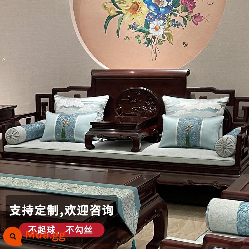 Mahogany SOFA SOFA ĐỐI TÁC LUOHAN Nệm cổ điển Five -piece cao -end gỗ mềm mại thứ tư mềm mại Tùy biến phổ biến - Chào đón khách