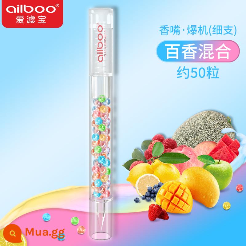 ailboo tình yêu bộ lọc kho báu nổ hạt hộp di động máy nổ hạt bạc hà thuốc lá đẩy hạt hương thuốc cánh quạt hạt phụ - Máy làm nhang mỏng [khoảng 50 hương hỗn hợp]