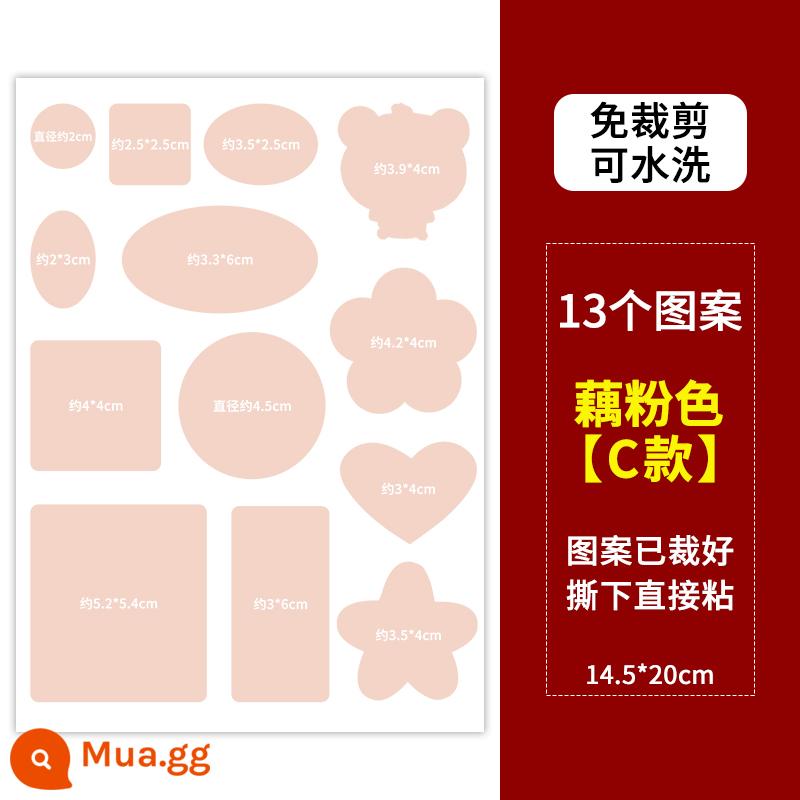 Tự dính xuống áo khoác tem vá lỗ liền mạch sửa chữa sửa chữa trợ cấp quần áo trẻ em vá lỗ hoạt hình không có đường may vải vá tiên tiến - Tinh bột củ sen ★Độ dính chắc được nâng cấp thế hệ thứ hai★ Đảm bảo chống dính ✅