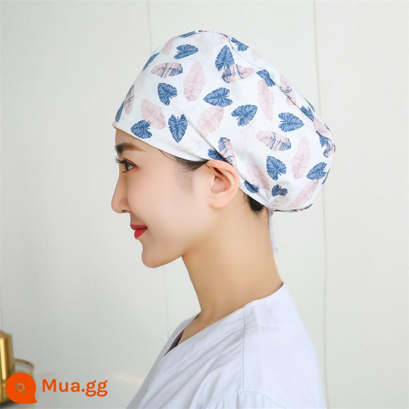 Mũ phòng mổ nữ cotton mũ y tá giam hóa trị bao đầu mũ phòng khám nha khoa bác sĩ làm việc mũ nam - Khóa điều chỉnh lông bay