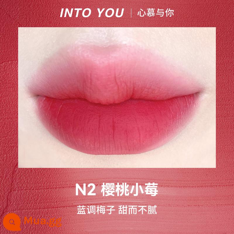 Cheng Shi'an VÀO BẠN môi bùn môi men son môi nữ anh hùng không khí mờ nhung thích hợp tương đương intoyou - #N2 Cherry Berry