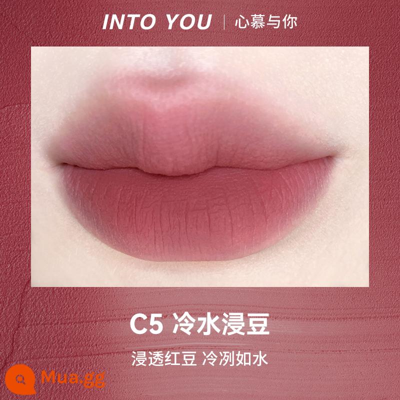 Cheng Shi'an VÀO BẠN môi bùn môi men son môi nữ anh hùng không khí mờ nhung thích hợp tương đương intoyou - #C5 Ngâm đậu trong nước lạnh