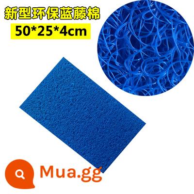 Mây bông lọc cotton koi vật liệu lọc sinh hóa bông hệ thống tuần hoàn ao cá ngoài trời xốp koi ao chuyên dụng - Bông mây xanh mới 50*25*4 cm 1 tờ