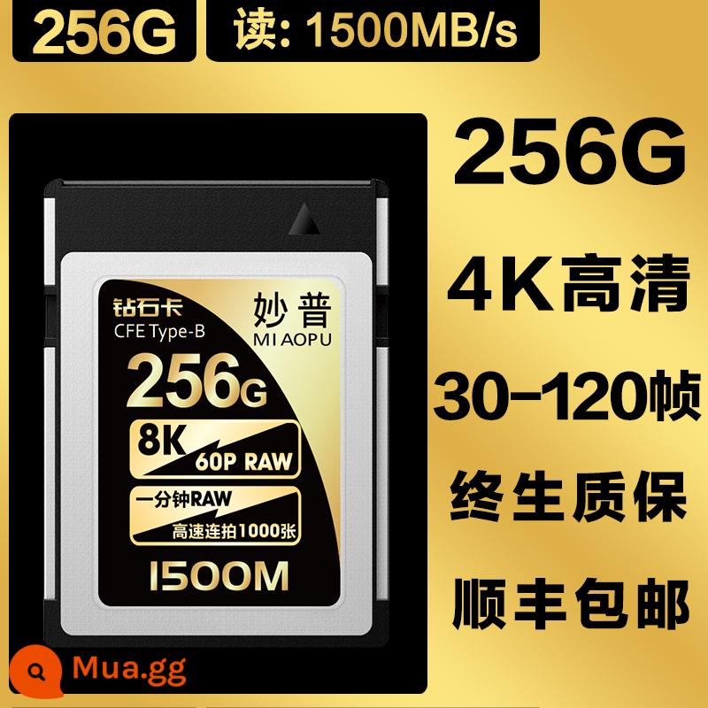 thẻ cfexpressb thẻ nhớ xqd Canon D850/R5C/Nikon z6/z7/z9 thẻ nhớ gh6/Fuji x-h2s - "256G" 8K-RAW/30 khung hình-Chụp liên tục tốc độ cao RAW 850 khung hình mỗi phút