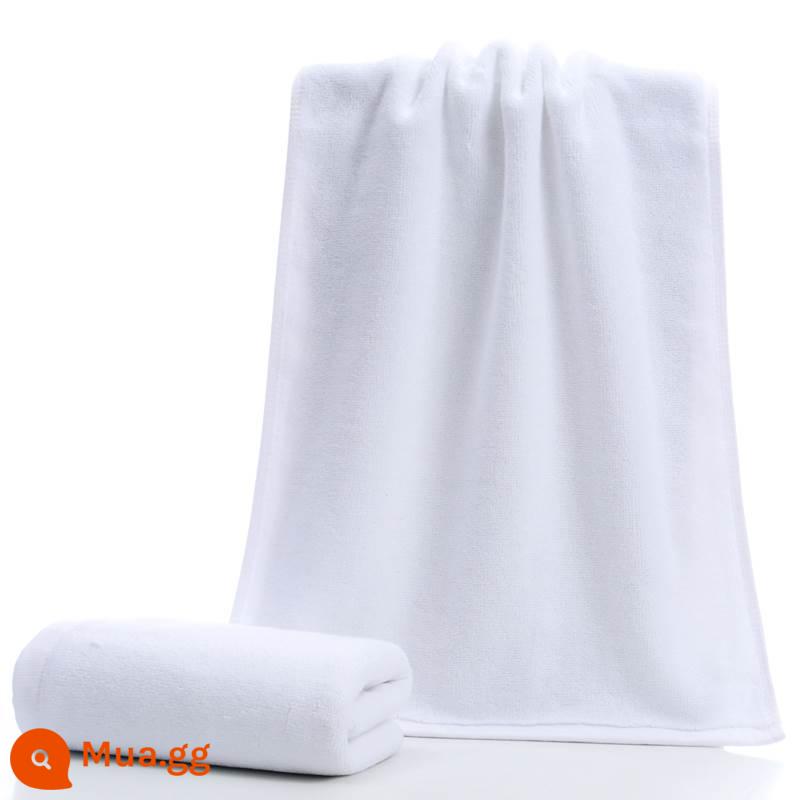 Khăn cotton nguyên chất thẩm đặc biệt tăng dày hộ gia đình khăn tắm khách sạn ngâm chân khách sạn tùy chỉnh - [1 khăn] 120g 21 sợi 35X75cm