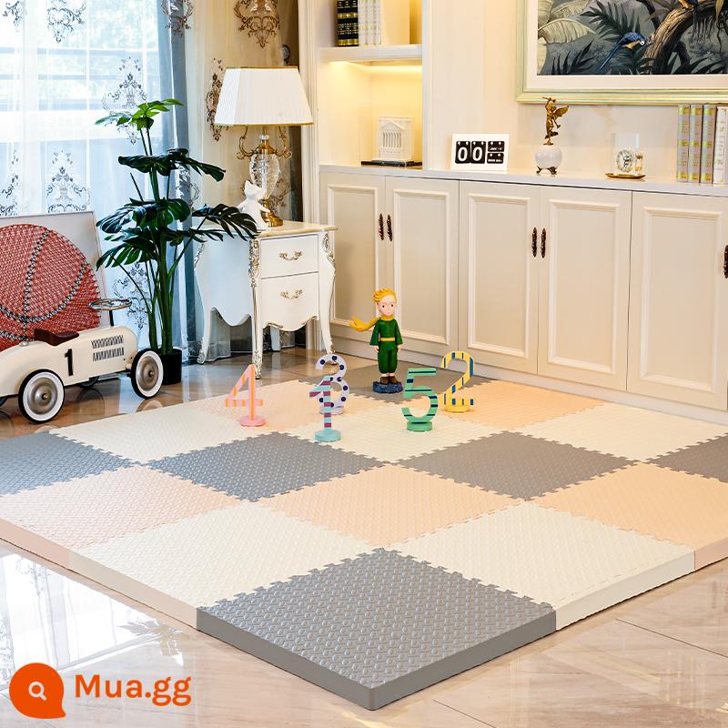 Xuất khẩu sang Châu Âu và Châu Mỹ Dày! Thảm xốp xếp hình Thảm xốp Thảm nối Thảm xốp Thảm xốp - Xám bạc + trắng + be