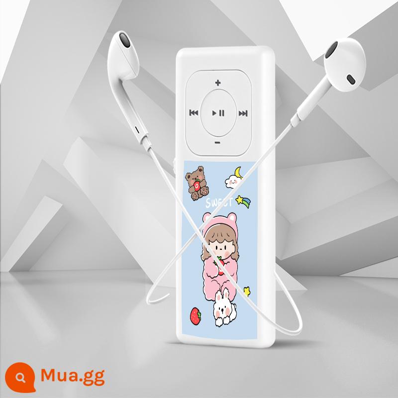 Mới mp3 Walkman phiên bản sinh viên máy nghe nhạc mp4 di động nhỏ nghe nhạc tiếng Anh trung học các bài hát chuyên dụng - 45 cô gái dễ thương