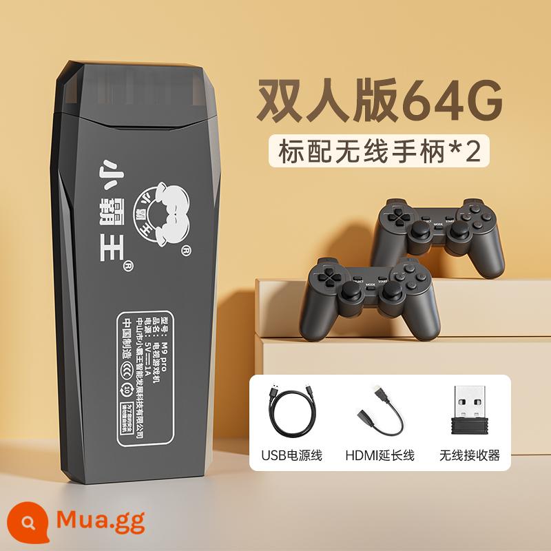 Xiaobawang 2022 bảng điều khiển trò chơi gia đình mới được kết nối với TV tay cầm không dây HD Nintendo plug-in hộp trò chơi fc ps arcade hộp đôi thời thơ ấu máy trò chơi màu đỏ và trắng dành cho trẻ em - [Tay cầm không dây kép 64G] Cài đặt sẵn 10.000 trò chơi