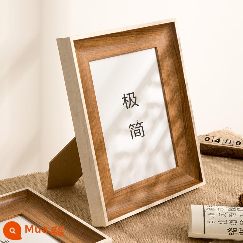 Bộ khung ảnh nhỏ để bàn Khung tùy chỉnh sáng tạo của Mỹ 6 inch 7 inch 8 inch 10 đồ trang trí ảnh đã rửa sạch làm thành khung ảnh treo trên tường - Shirabeharauchi