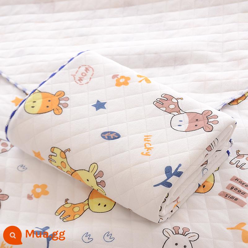 Bé nguyên chất cotton đầu tiên sinh phòng bọc, bé sơ sinh quấn vải bọc, mùa xuân thu đông làm dày tiếp liệu - Gói phòng sinh dày đặc/con hươu hoạt hình