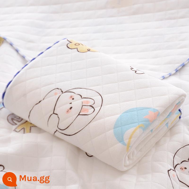 Bé nguyên chất cotton đầu tiên sinh phòng bọc, bé sơ sinh quấn vải bọc, mùa xuân thu đông làm dày tiếp liệu - Gói dày phòng sinh/kẹo thỏ