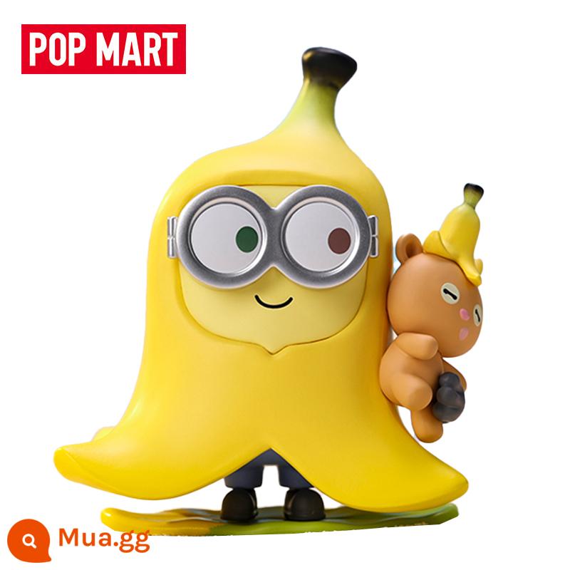 Minion Inseparable Series Blind Box BOB Model POPMART Bubble Matt Bob TIM Tide Play Whole Box - Ván lướt chuối [không đóng hộp nhưng không đóng gói]