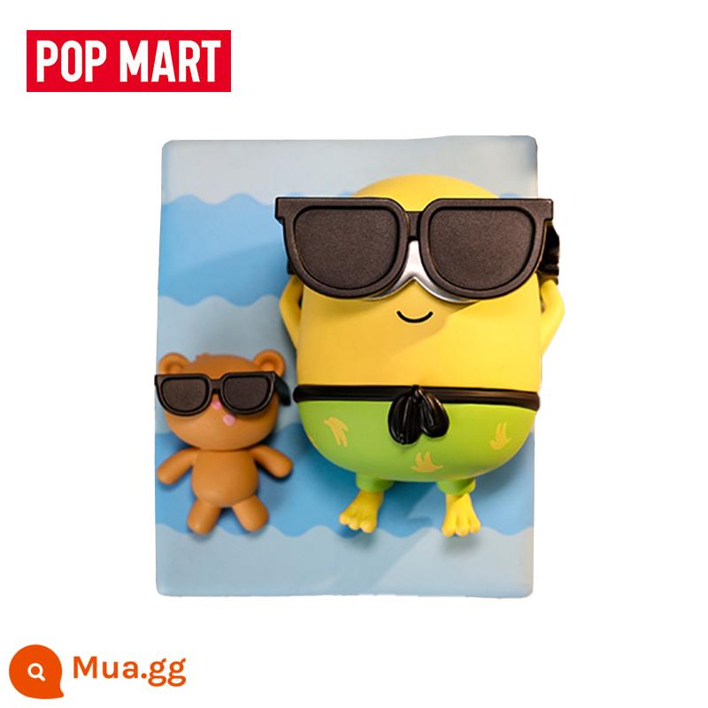 Minion Inseparable Series Blind Box BOB Model POPMART Bubble Matt Bob TIM Tide Play Whole Box - Tắm nắng [không đóng hộp nhưng không đóng gói]