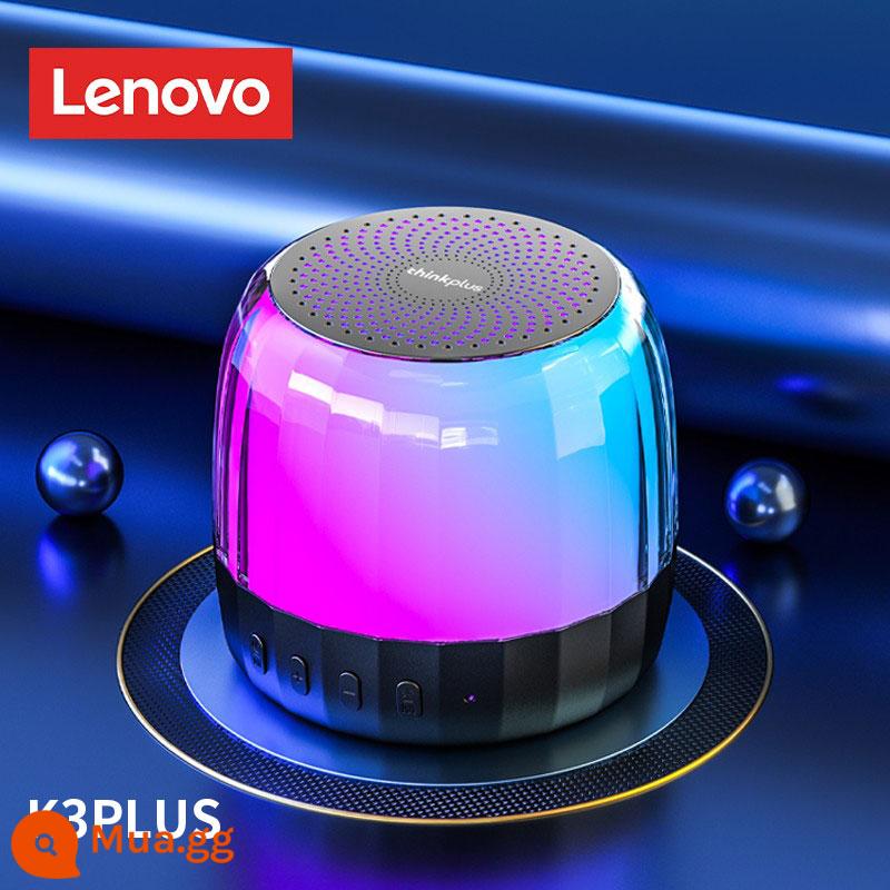 Loa Bluetooth không dây Lenovo cao cấp chất lượng cao cho ô tô mini âm thanh siêu trầm siêu trầm mới 2022 - Phiên bản nâng cấp ánh sáng chói lóa bằng thép titan★RGB [Đèn màu động RGB<Âm thanh vòm@Màng loa trầm>Kết nốiTWS#Chế độ chờ pin