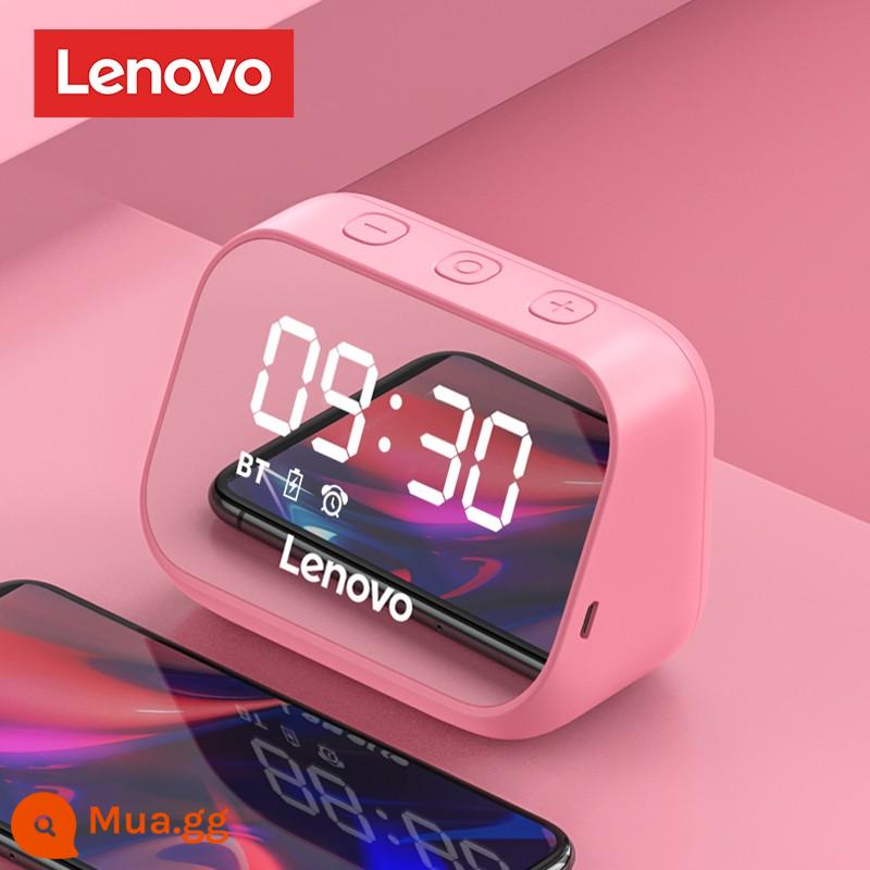 Lenovo TS13 Gương Loa Bluetooth Cao Cấp Đồng Hồ Báo Thức Gia Đình 2022 Mới Không Dây Nhỏ Thừa Cân Loa Siêu Trầm - Pink★[Giảm tiếng ồn + Đồng hồ báo thức gương + Đồng hồ hiển thị kỹ thuật số + Cuộc gọi HD + Loa siêu trầm 8D]