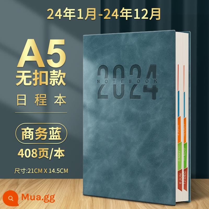 2023 sổ lịch trình thẻ nhật ký quản lý thời gian 365 ngày hàng ngày lên kế hoạch bảng này một ngày một trang lịch sổ tay phụ sổ tay tài khoản sổ tay hiệu quả sổ tay nhật ký công việc tùy chỉnh notepad - (Chương trình nghị sự) Kinh doanh không khấu trừ Blue 408 trang