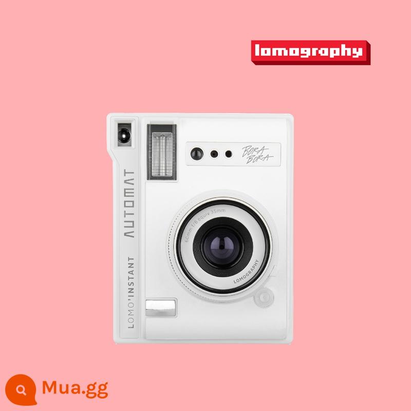 Lomo'Instant Automat Le Magic máy ảnh Polaroid tự động retro chụp ảnh một lần Giấy ảnh 3 inch - Phiên bản độc lập màu trắng cổ điển (không bao gồm giấy ảnh pin)