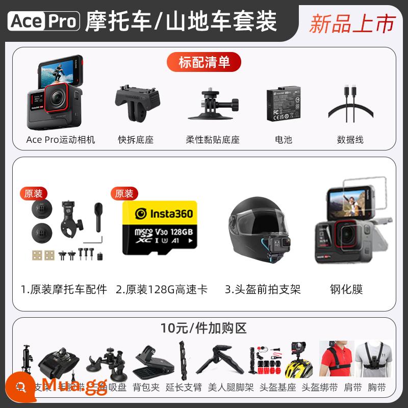 [Sản phẩm mới] Camera hành động Shadowstone Insta360 Ace Pro Camera thông minh AI Đi xe máy - Bộ xe máy/xe đạp leo núi (giảm giá khi tư vấn~)