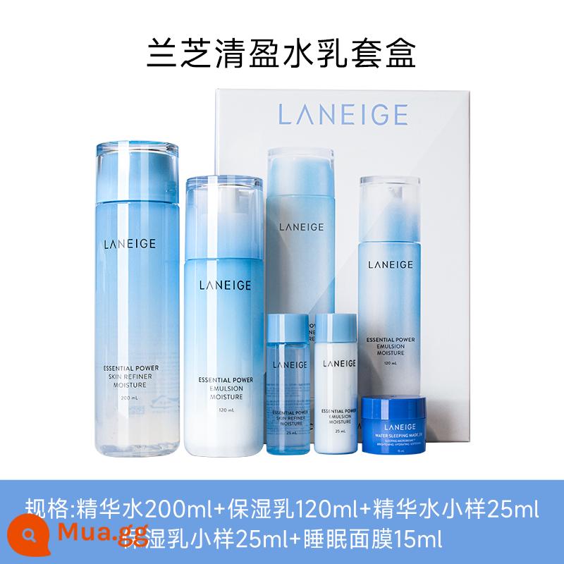 Bộ Sản Phẩm Dưỡng Da Laneige Cấp Nước Dưỡng Ẩm Dưỡng Ẩm Qingying Bộ Sản Phẩm Chăm Sóc Da Dưỡng Ẩm Hộp Nữ Official Flagship Store Trang Web Chính Thức Hàng Chính Hãng - Laneige Clear Water Emulsion Set Refreshing – sự lựa chọn hàng đầu cho da dầu