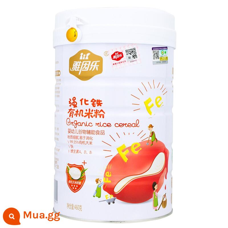 Yain Yueye Berbon Rice Noodles Infantile và Younger Non -Staple Food Organic High Rail Kẽm và Canxi Baby Dinh dưỡng Rice Vanguard đóng hộp 460G - Bún gạo hữu cơ tăng cường chất sắt