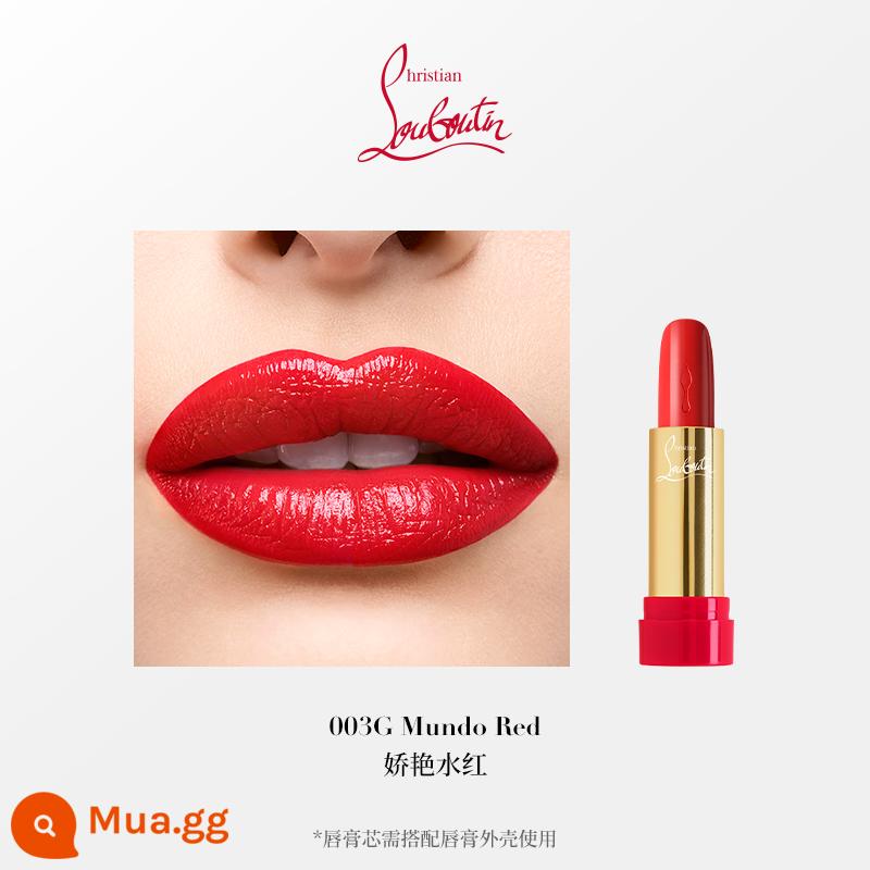 [Quà tặng năm mới] Lõi thay thế son môi tùy chỉnh CL Road Platinum Glory Son môi CL Luo Boding Queen Scepter - [Lõi thay thế] 003G Mundo Đỏ