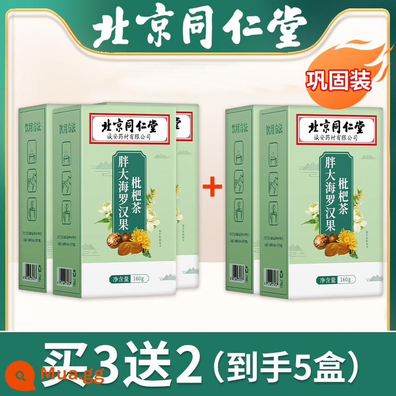 Trà quất Luo Han Guo biển béo có công dụng giảm đờm, giảm ho và bổ phổi - [Mua 3 Tặng 2] 5 hộp 200 gói - gói đặc