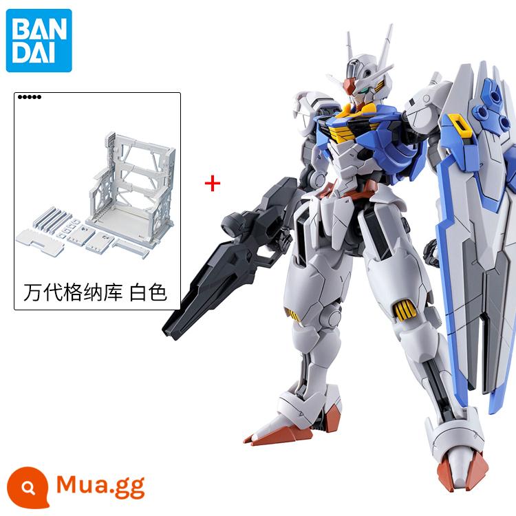 Đã lên lịch Bandai HG TWFM 03 1 144 Mercury's Witch Wind Spirit Gundam Mô hình lắp ráp Gundam - HG Wind Spirit Gundunda + Bandai Gnaku [Trắng]