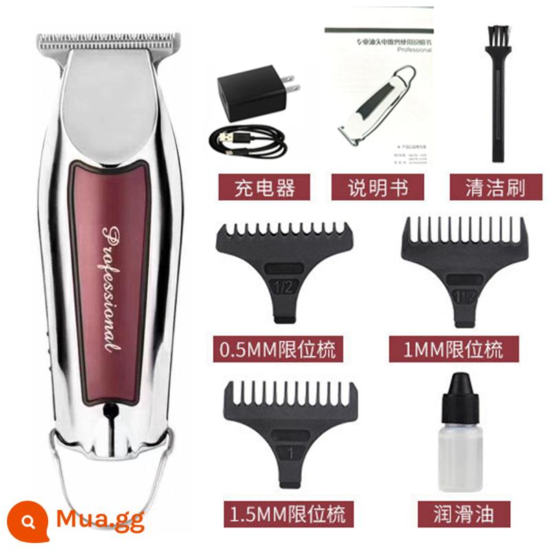 Yimeiji 8148 Chuyên Nghiệp Đầu Dầu Gradient Tóc Điện D8 Khắc Đẩy Salon Tóc Điện Bộ Thiết Bị Làm Trắng Tóc - Kéo cắt tỉa 8081