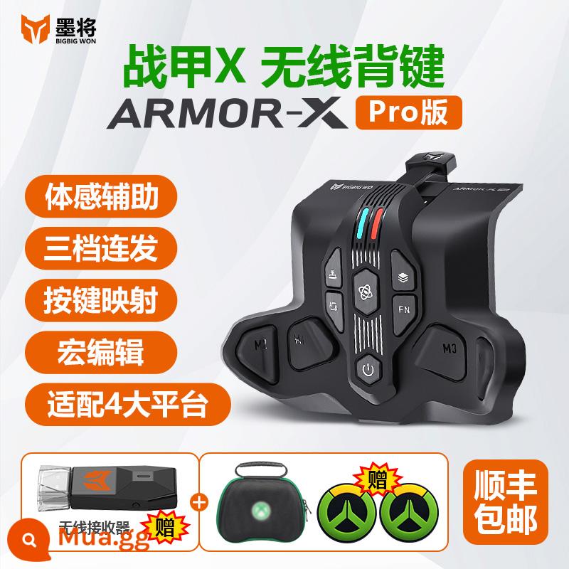 Ink War Armor xPro Tay cầm không dây Phím Quay lại Sê-ri xbox gốc Hỗ trợ Somatosensory xsx Chức năng Macro có thể lập trình Mở rộng Bản đồ Burst Con quay hồi chuyển Một phím PC/PC Ứng dụng Elite - Phiên bản Warframe Pro (đen) + túi cầm tay đen xanh + nắp rocker