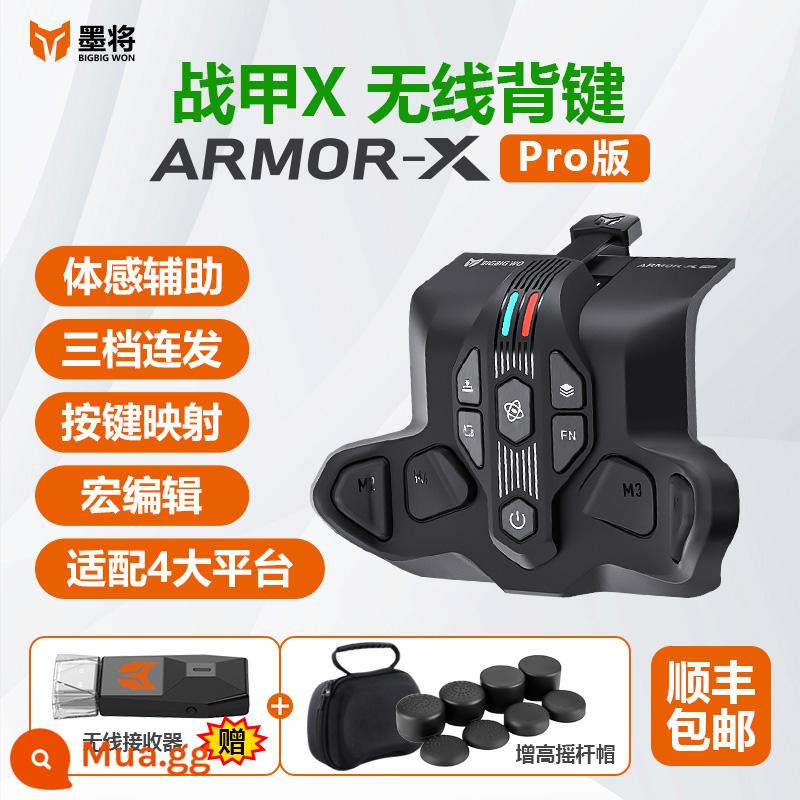 Ink War Armor xPro Tay cầm không dây Phím Quay lại Sê-ri xbox gốc Hỗ trợ Somatosensory xsx Chức năng Macro có thể lập trình Mở rộng Bản đồ Burst Con quay hồi chuyển Một phím PC/PC Ứng dụng Elite - Phiên bản War Armor Pro (Đen) + Túi cầm tay màu đen + Mũ cột cao