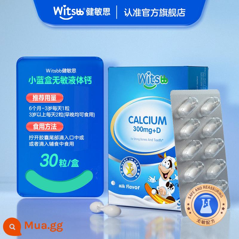 witsbb Jianminsi vitamin ad trẻ sơ sinh và trẻ nhỏ ad hộp giọt bổ sung canxi d3 sơ sinh hấp thu tốt - Canxi lỏng không gây dị ứng (30 viên)