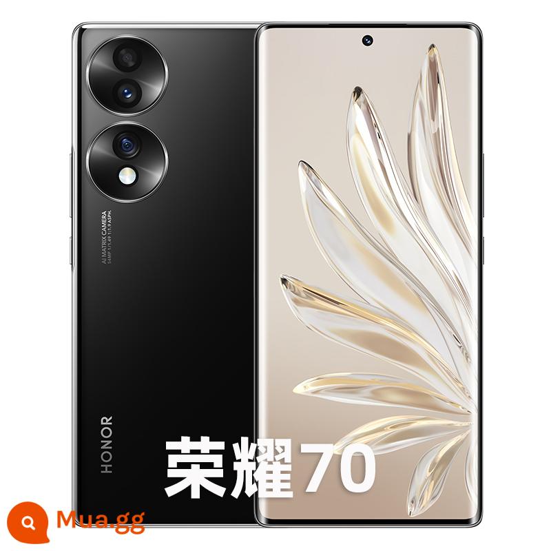 Thương hiệu mới chính hãng/quà tặng sang trọng HONOR/Honor 70 Điện thoại thông minh 5G Ra mắt trong ngành IMX800 ba camera chính Kích thước 8000 chip hàng đầu Sạc siêu nhanh 100W 70/80PRO - màu đen sáng