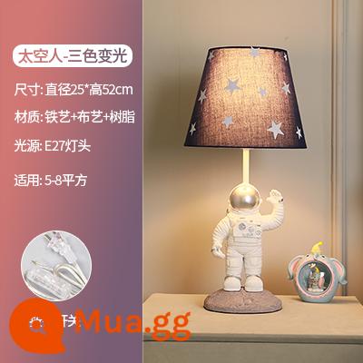 Đèn bàn Ultraman Phòng ngủ Phòng ngủ Phòng ngủ Chăm sóc Đèn phòng ngủ -Cậu bé LED Đèn hoạt hình ấm áp sáng tạo - Công tắc nút Spaceman loại H thay đổi ba loại ánh sáng