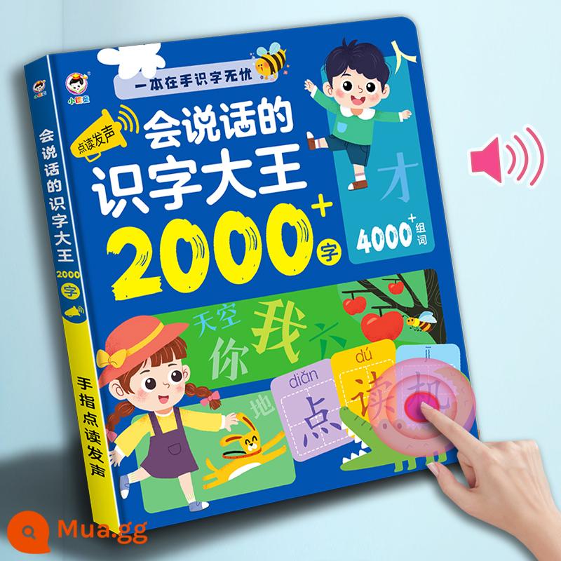 Biết chữ bảng treo tường trẻ em Hán Việt học nhận thức công nhận giáo dục sớm mẫu giáo dán tường lớp một bảng từ mới lớn - Sách nói: Đọc viết 2000 từ