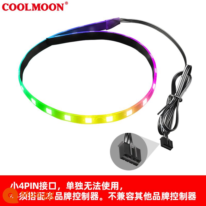 40cm vỏ chính thanh ánh sáng RGB dây hút Từ Tính AURA bo mạch chủ Shenguang đồng bộ hóa 5V ARGB Giao Hưởng LED bầu không khí ánh sáng - Dải ánh sáng mềm RGB từ tính 40 cm [giao diện 4P nhỏ]