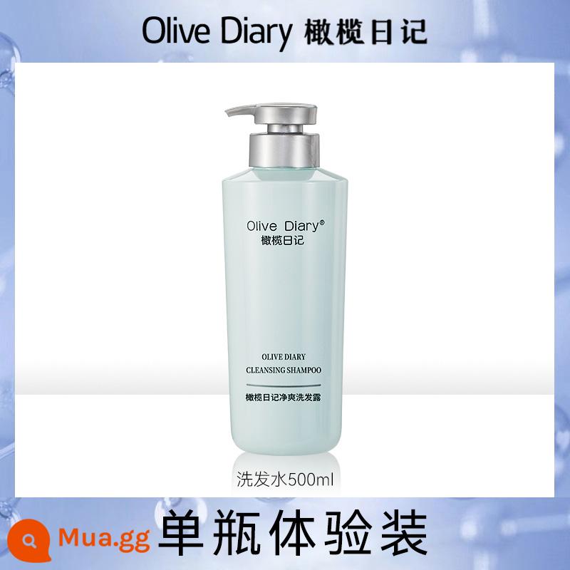 dầu gội olivediary dầu gội olive nhật ký kiểm soát dầu bồng bềnh sạch gàu dầu gội olive nhật ký mượt mà - Dầu gội 500ml